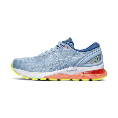 (W) ASICS Gel Nimbus 21 'Heritage Blue Lake Drive'
