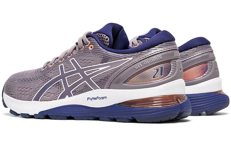 Shop (女性) ASICS Gel Nimbus 21 '薰衣草灰 潛藍' 1012A156-500