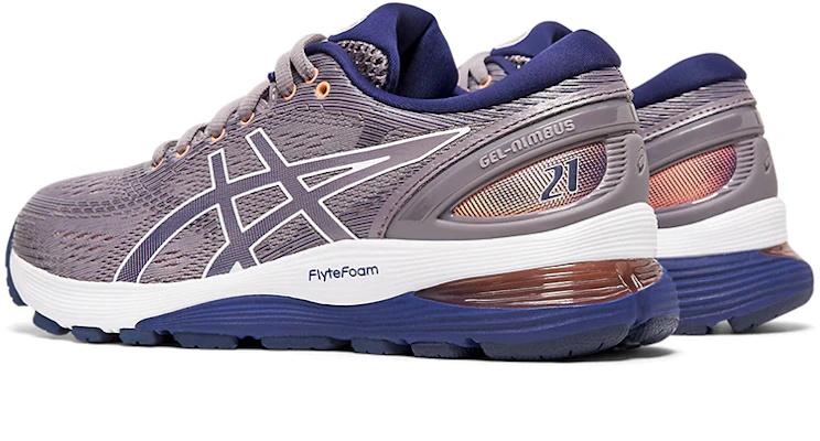 (女性) ASICS Gel Nimbus 21 '薰衣草灰 潛藍' 1012A156-500 Shop (女性) ASICS Gel Nimbus 21 '薰衣草灰 潛藍' 1012A156-500