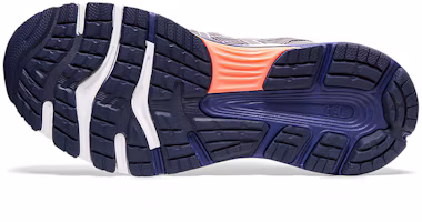 Sizing (W) ASICS Gel Nimbus 21 'Lavender Grey Dive Blue' Sepatu Lari Pria/Wanita 1012A156-500