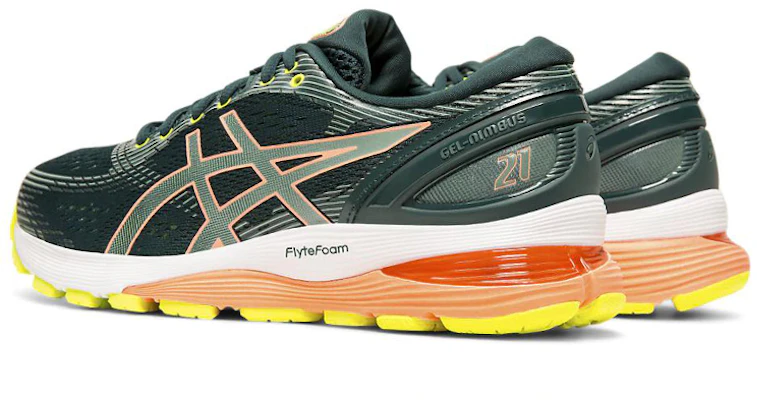 (W) ASICS Gel Nimbus 21 'Saxon Green' Lelaki Kasut Sukan 1012A156-300 Shop (W) ASICS Gel Nimbus 21 'Saxon Green' Lelaki Kasut Sukan 1012A156-300