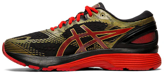 亞瑟士 GEL-Nimbus 21 低筒 跑步鞋 女款 黑紅金 Buy 亞瑟士 GEL-Nimbus 21 低筒 跑步鞋 女款 黑紅金