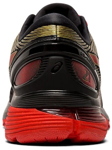 亞瑟士 GEL-Nimbus 21 低筒 跑步鞋 女款 黑紅金 Shop 亞瑟士 GEL-Nimbus 21 低筒 跑步鞋 女款 黑紅金