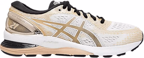 (Women) ASICS Gel Nimbus 21 Platinum 'White Frosted Almond' 1012A608-100 (Women) ASICS Gel Nimbus 21 Platinum 'White Frosted Almond' 1012A608-100