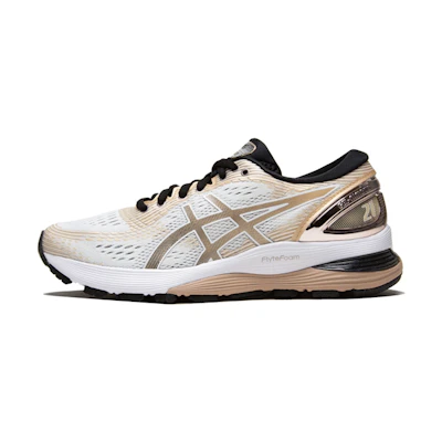 (W) ASICS Gel Nimbus 21 Platinum 'White Frosted Almond'