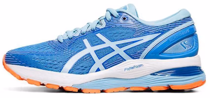 (Women) ASICS Gel Nimbus 21 Wide 'Blue Coast Skylight' 1012A155-400 (Women) ASICS Gel Nimbus 21 Wide 'Blue Coast Skylight' 1012A155-400
