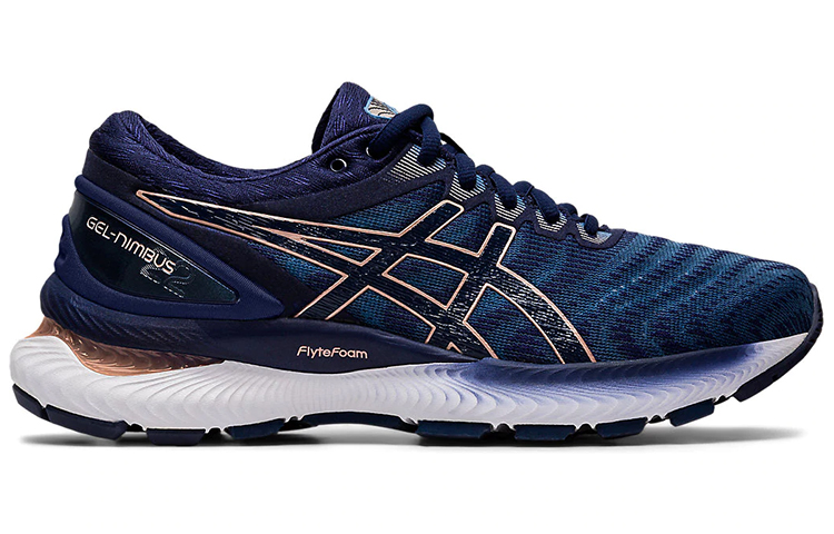 Order (Women) ASICS Gel Nimbus 22 'Grey Floss Peacoat'  1012A587-401