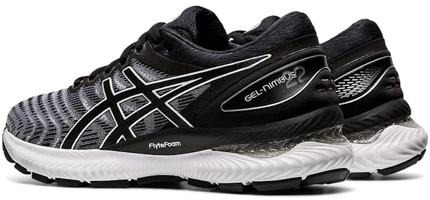 (W) 亚瑟士Gel Nimbus 22 '白黑' 1012A587-100 Shop (W) 亚瑟士Gel Nimbus 22 '白黑' 1012A587-100