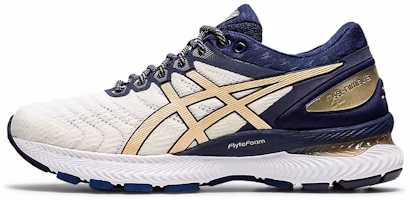 (Women) ASICS Gel-Nimbus 22 'White Blue' 1012A807-100 (Women) ASICS Gel-Nimbus 22 'White Blue' 1012A807-100
