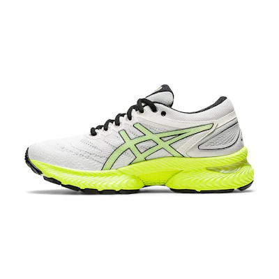 (W) ASICS Gel-Nimbus 22 White/Yellow