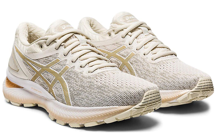 Lookbook (W) ASICS Gel Nimbus 22 Knit 'Champagne' Sepatu Olahraga 1012A678-201