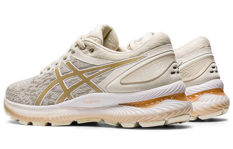 Shop (W) ASICS Gel Nimbus 22 Knit 'Champagne' Sepatu Olahraga 1012A678-201