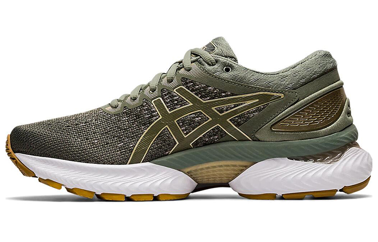 Buy (W) ASICS Gel Nimbus 22 Knit ''Lichen Green'' Hardloopschoenen 1012A678-301