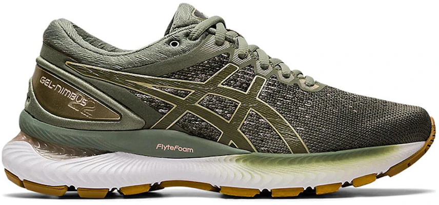 (W) ASICS Gel Nimbus 22 Knit ''Lichen Green'' Hardloopschoenen 1012A678-301 Order (W) ASICS Gel Nimbus 22 Knit ''Lichen Green'' Hardloopschoenen 1012A678-301