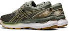 Shop (W) ASICS Gel Nimbus 22 Knit 'Lichen Green' Lelaki Wanita Kasut Sukan 1012A678-301