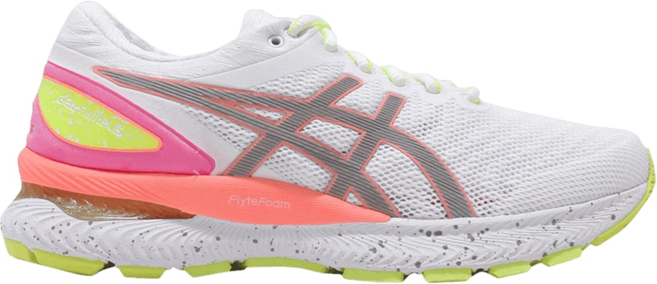 (女)ASICS Gel Nimbus 22 Lite-Show 'White Sun Coral' 1012A766-100 Buy (女)ASICS Gel Nimbus 22 Lite-Show 'White Sun Coral' 1012A766-100