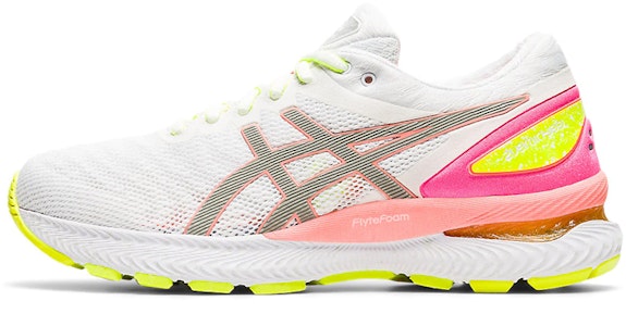 (W) ASICS Gel Nimbus 22 Lite-Show 'Blanco Coral Sol' 1012A766-100 Buy (W) ASICS Gel Nimbus 22 Lite-Show 'Blanco Coral Sol' 1012A766-100