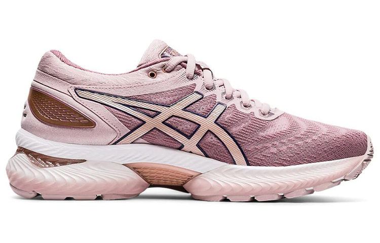 Lookbook (W) ASICS Gel Nimbus 22 Breit ''Watershed Rose'' Damen-Laufschuhe 1012A586-702
