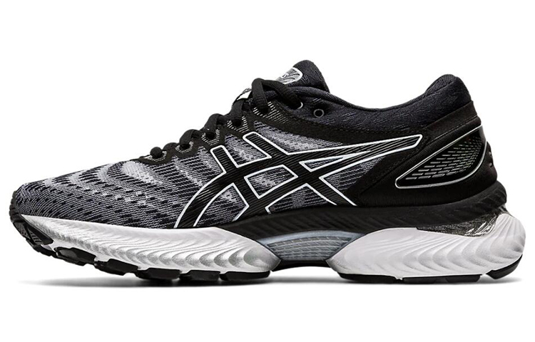 Buy (W) ASICS Gel Nimbus 22 Ancho 'Blanco Negro' 1012A586-100