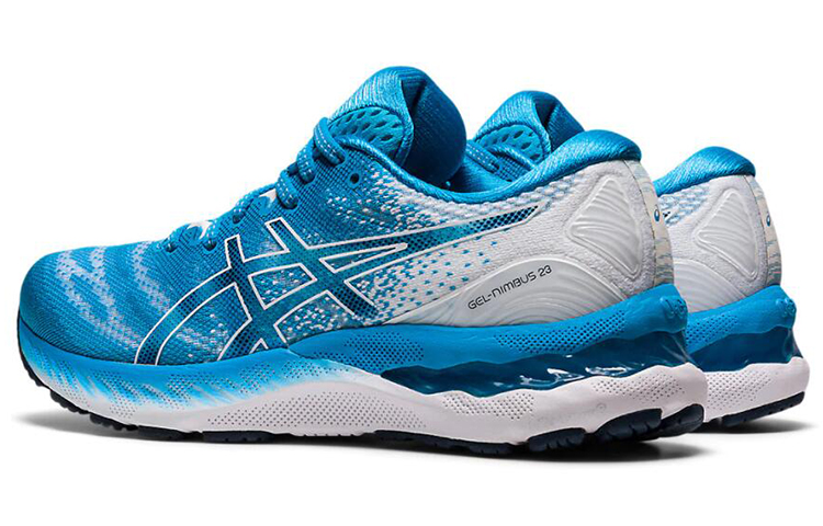 Shop (W) ASICS Gel Nimbus 23 'Aqua Digital' 1012A885-401
