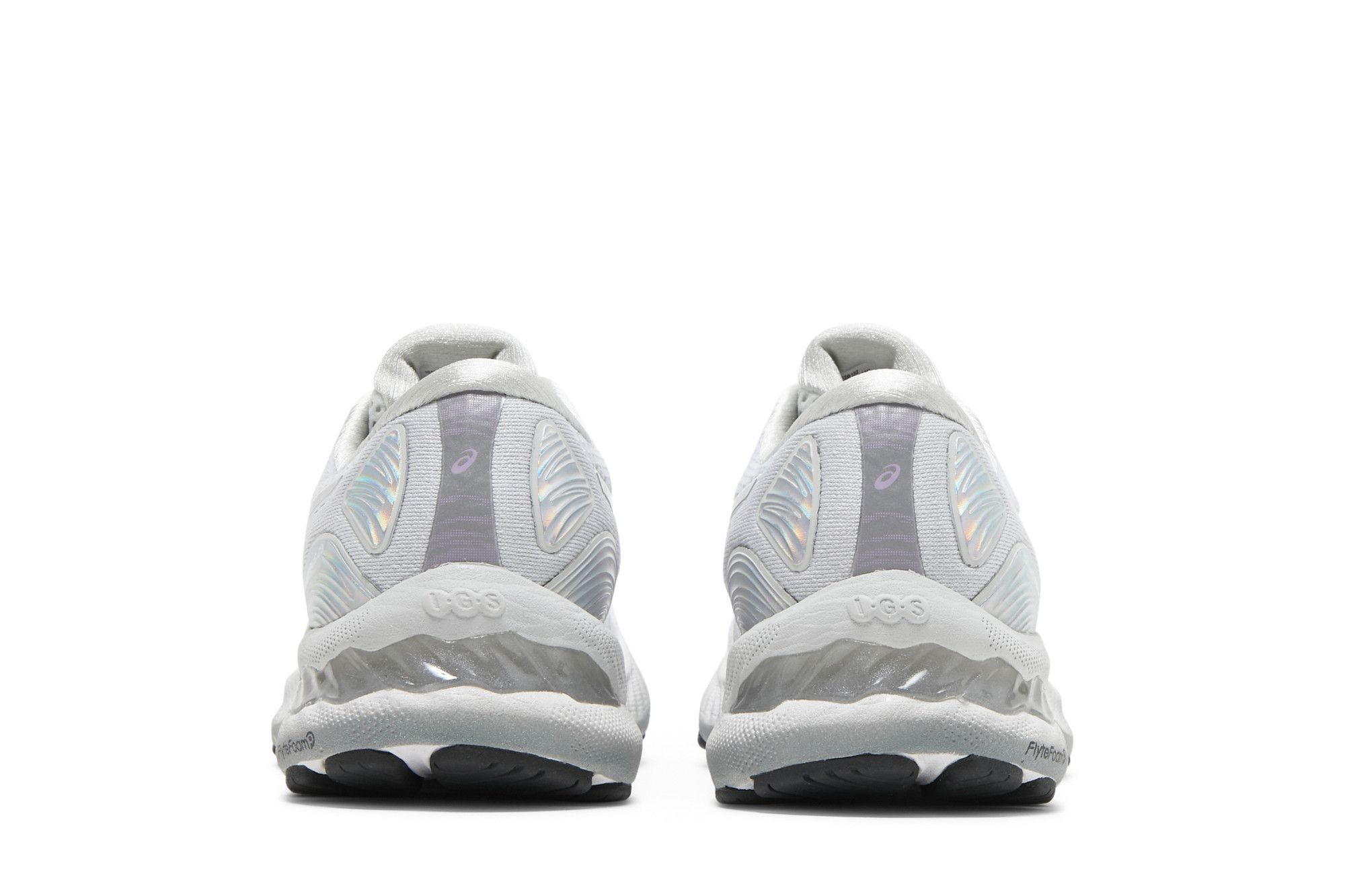 Details for (W) ASICS Gel Nimbus 23 'Platinum' Kasut Lari Lelaki Perak 1012B132-020
