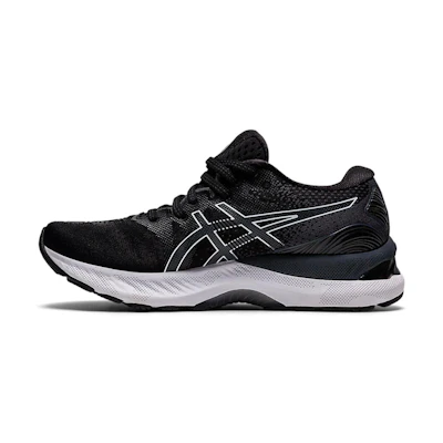 (W) ASICS Gel Nimbus 23 Wide 'Black White'