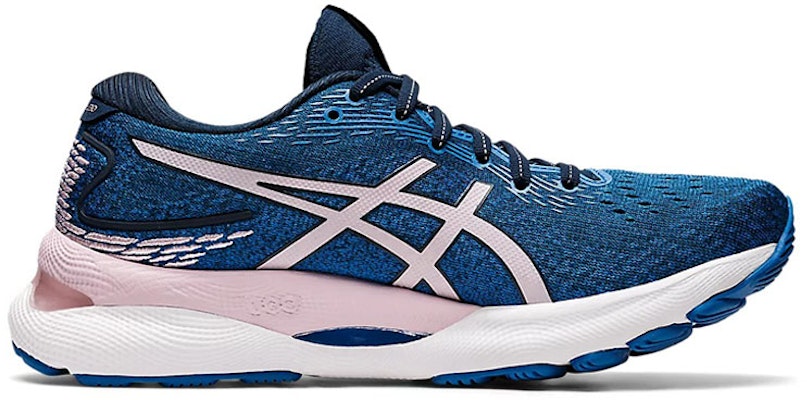 (W) ASICS Gel Nimbus 24 '法式蓝浅玫瑰' 运动鞋 1012B201-400 Order (W) ASICS Gel Nimbus 24 '法式蓝浅玫瑰' 运动鞋 1012B201-400