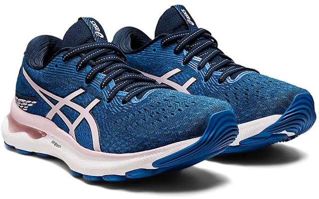 (W) ASICS Gel Nimbus 24 '法式蓝浅玫瑰' 运动鞋 1012B201-400 Lookbook (W) ASICS Gel Nimbus 24 '法式蓝浅玫瑰' 运动鞋 1012B201-400