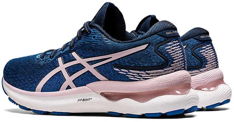 (W) ASICS Gel Nimbus 24 '法式蓝浅玫瑰' 运动鞋 1012B201-400 Shop (W) ASICS Gel Nimbus 24 '法式蓝浅玫瑰' 运动鞋 1012B201-400