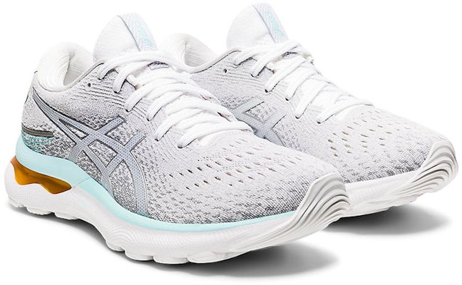 (Women) ASICS Gel Nimbus 24 'White Pure Silver' 1012B201-100 Lookbook (Women) ASICS Gel Nimbus 24 'White Pure Silver' 1012B201-100
