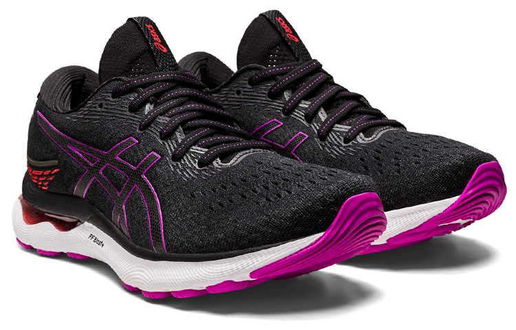 Lookbook (W) アシックス ゲルニンバス24 ワイド "ブラックオーキッド" 1012B199-004