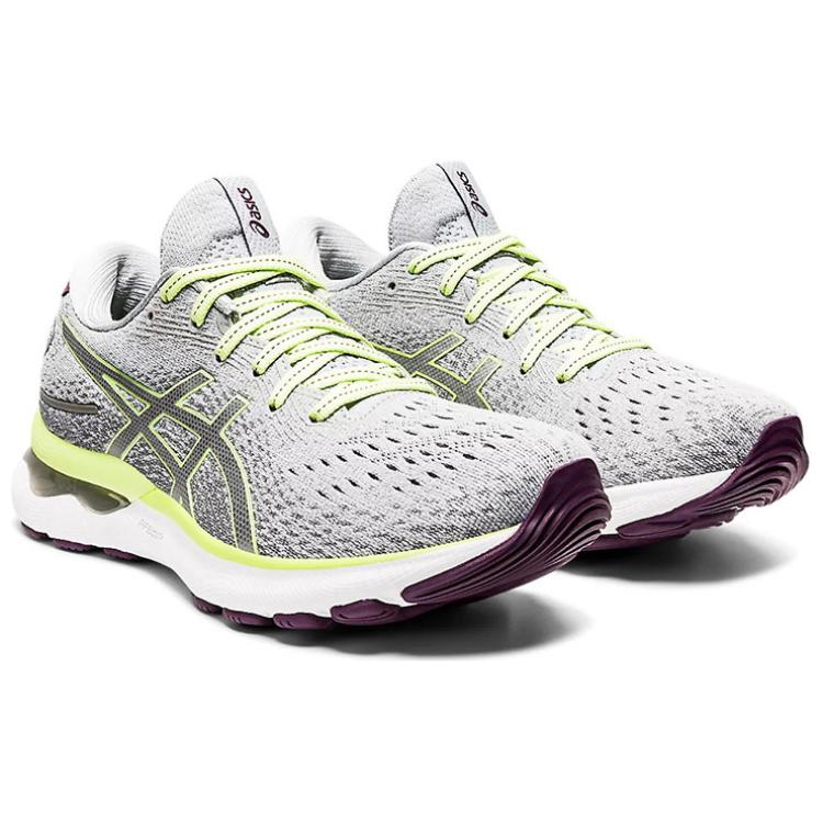 (W) ASICS Gel Nimbus 24 Wide 'Piedmont Grey Lime Green' 圖 3