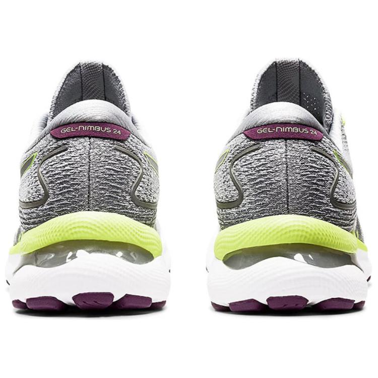 (W) ASICS Gel Nimbus 24 Wide 'Piedmont Grey Lime Green' 圖 5