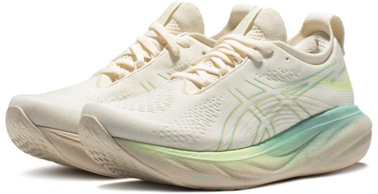 (W) ASICS GEL-Nimbus 25 'Blanco Crema Verde' 1012B628-750 Order (W) ASICS GEL-Nimbus 25 'Blanco Crema Verde' 1012B628-750