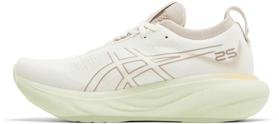 (W) ASICS Gel Nimbus 25 'Cream Fawn' Sepatu Lari Pria 1012B356-100 Lookbook (W) ASICS Gel Nimbus 25 'Cream Fawn' Sepatu Lari Pria 1012B356-100