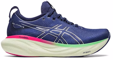 (Women) ASICS Gel Nimbus 25 'Indigo Blue Fuchsia' 1012B356-400 (Women) ASICS Gel Nimbus 25 'Indigo Blue Fuchsia' 1012B356-400