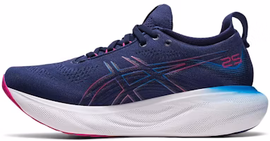 (Women) ASICS Gel Nimbus 25 'Indigo Blue Pink Rave' 1012B545-400 (Women) ASICS Gel Nimbus 25 'Indigo Blue Pink Rave' 1012B545-400