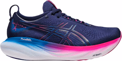 (Women) ASICS Gel Nimbus 25 'Indigo Blue Pink Rave' 1012B545-400 (Women) ASICS Gel Nimbus 25 'Indigo Blue Pink Rave' 1012B545-400