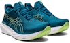 Lookbook (W) ASICS Gel Nimbus 25 'Ink Teal Lime Green' Lelaki/Wanita Kasut. 1012B356-401