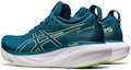 Shop (W) ASICS Gel Nimbus 25 'Ink Teal Lime Green' Lelaki/Wanita Kasut. 1012B356-401
