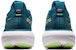 (W) ASICS Gel Nimbus 25 'Ink Teal Lime Green' Lelaki/Wanita Kasut. 1012B356-401