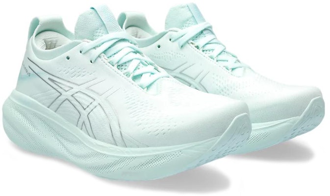 (W) ASICS Gel Nimbus 25 'Soothing Sea Pure Silver' Lelaki/Wanita 1012B356-405 Lookbook (W) ASICS Gel Nimbus 25 'Soothing Sea Pure Silver' Lelaki/Wanita 1012B356-405