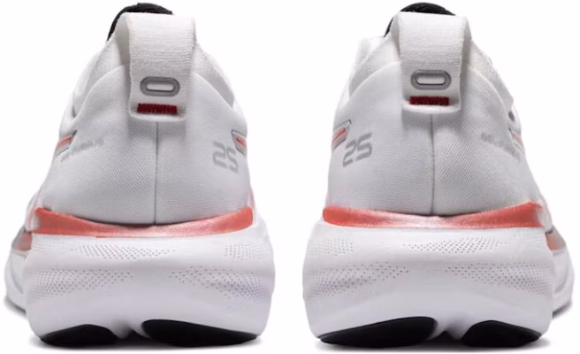 (W) 아식스 젤-님버스 25 '화이트/클래식 레드' 1012B563-100 Shop (W) 아식스 젤-님버스 25 '화이트/클래식 레드' 1012B563-100