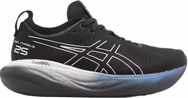 (Women) ASICS Gel Nimbus 25 Platinum 'Black Pure Silver' 1012B435-001 (Women) ASICS Gel Nimbus 25 Platinum 'Black Pure Silver' 1012B435-001