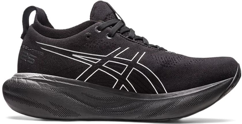 (Women) ASICS Gel Nimbus 25 Platinum 'Black Pure Silver' 1012B435-001 Order (Women) ASICS Gel Nimbus 25 Platinum 'Black Pure Silver' 1012B435-001