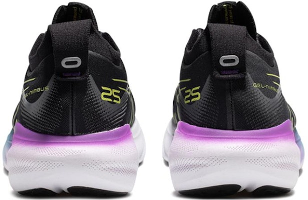 (Women) ASICS Gel Nimbus 25 Wide 'Black Glow Yellow' 1012B437-004 Shop (Women) ASICS Gel Nimbus 25 Wide 'Black Glow Yellow' 1012B437-004