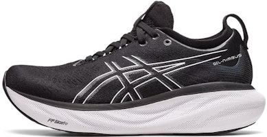 (Women) ASICS Gel Nimbus 25 Wide 'Black Pure Silver' 1012B437-001 (Women) ASICS Gel Nimbus 25 Wide 'Black Pure Silver' 1012B437-001