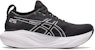 (W) ASICS Gel Nimbus 25 Lebar 'Hitam Perak Tulen' 1012B437-001