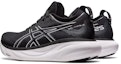 Shop (W) ASICS Gel Nimbus 25 Lebar 'Hitam Perak Tulen' 1012B437-001
