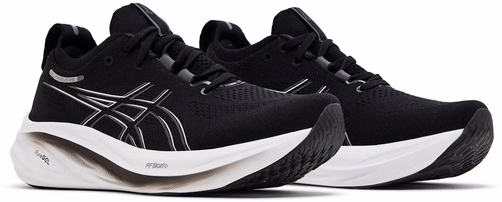 (Women) ASICS Gel Nimbus 26 'Black Graphite Grey' 1012B601-001 Cheap (Women) ASICS Gel Nimbus 26 'Black Graphite Grey' 1012B601-001